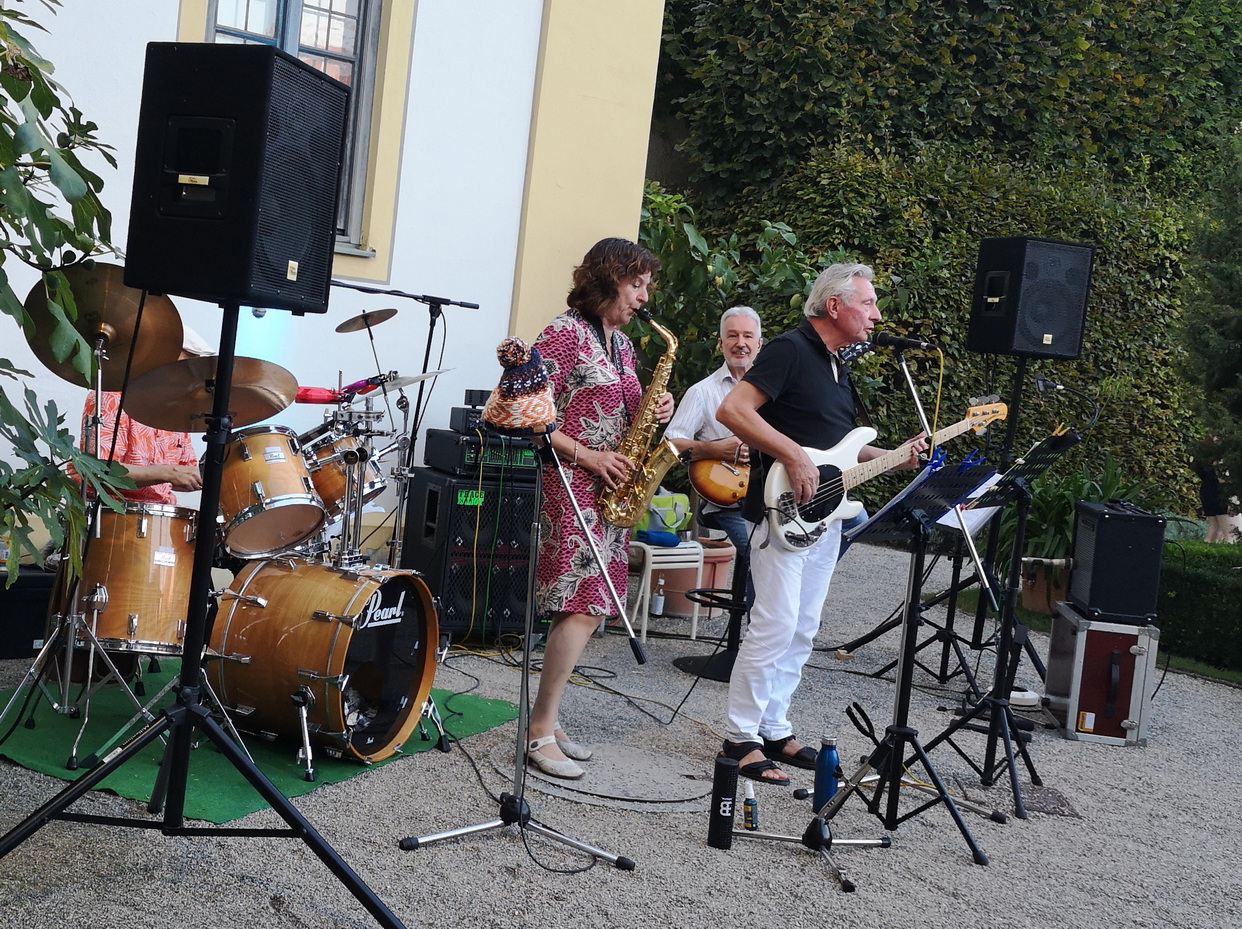 Live bei der Nacht der Museen 2024, Auftritt im Garten